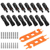 Geosiry 8AWG solar connector set for durable outdoor use and reliable joins.