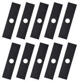 Geosiry edger blades 10-pack front view, durable carbon steel for long-lasting edging.