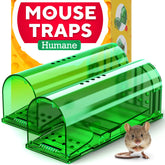 GEROSSI humane mouse trap 2-pack with ultra-sensitive trigger for quick catch-and-release indoors.