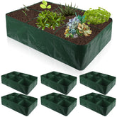 Gerrii 35-gallon raised bed with six grids for organized planting.