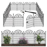 Getlay tall garden fence assembly demonstrates easy yard setup for borders.