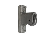 Gettysburg Flag Works non-drilled silver aluminum vertical pulley close-up for durable flagpole upgrade