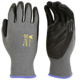 G & F 1520 gloves closeup with micro-foam coating for light, precise handling.