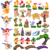 GGSTDDUP fairy garden figures set for outdoor and indoor displays