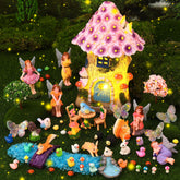 GGSTDDUP light-up tree house enhances your fairy garden with ambient nighttime glow