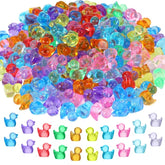 GGSTDDUP mini resin ducks in vibrant colors for dollhouses and fairy gardens.