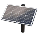 Ghost Controls AX30 solar panel front view shows compact 30W power for gate systems.