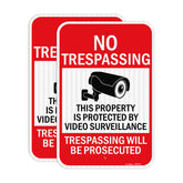 GicnKeuz no trespassing sign on a gate enhances property security and visibility by night.
