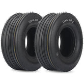 GICOOL 11x4.00-5 tubeless lawn mower tire with durable profile for smoother mowing.