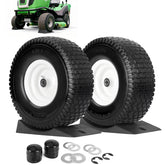 GICOOL 15x6-00-6 flat-free tire for riding mowers with maintenance-free use.