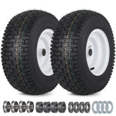 GICOOL 16x6-8 tubeless tire side view for lawn compatibility and ease of installation.