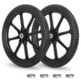 GICOOL 20x2 flat-free tire side view emphasizes durable replacement for garden carts.