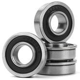 GICOOL 5/8 bore flanged bearing side view for smooth wheel movement