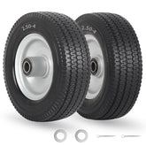 GICOOL 8-inch flat-free tire for maintenance-free cart use.