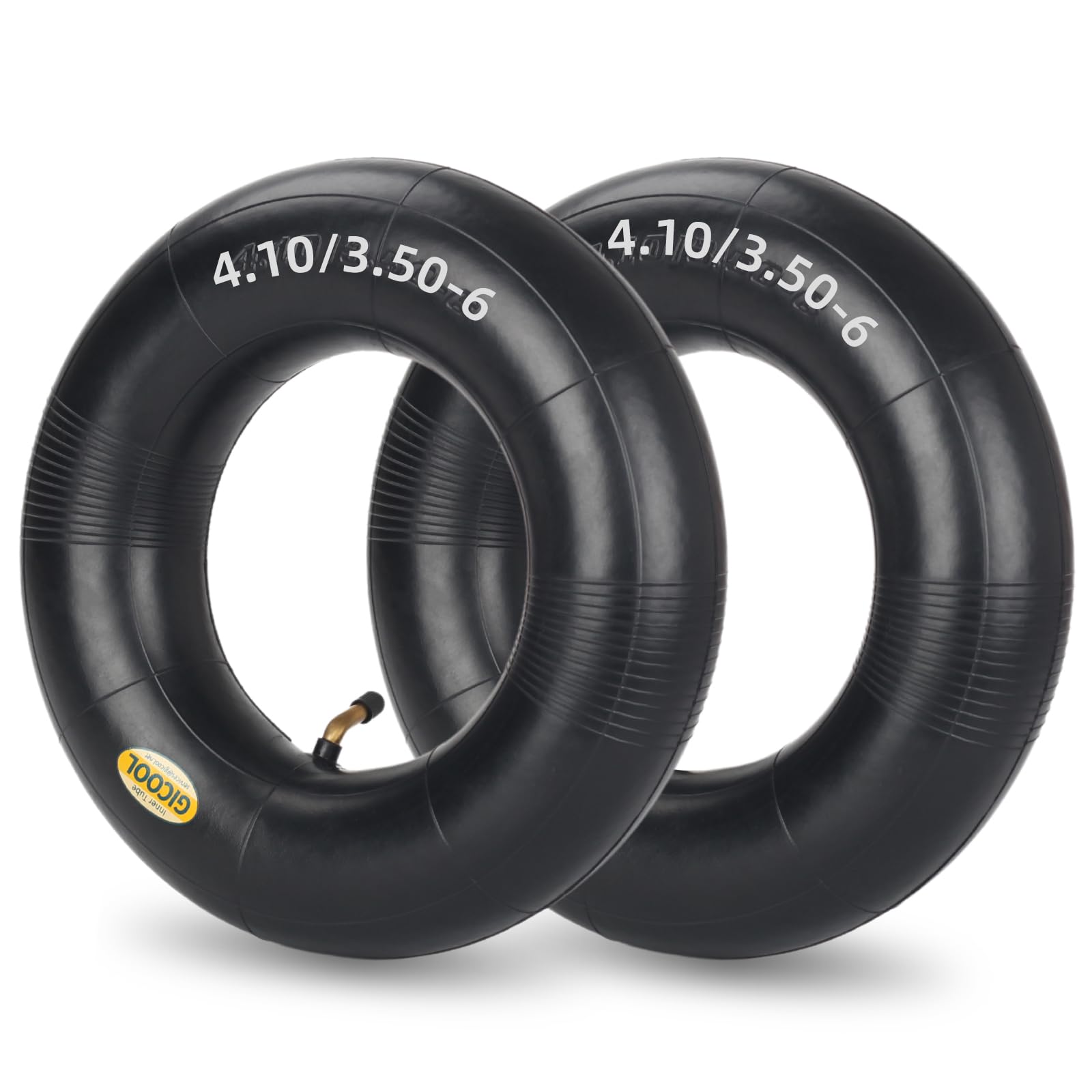GICOOL inner tube 13x4-00-6 with TR-87 valve for reliable yard tire replacements.