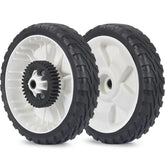 GICOOL 8-inch rear wheel with rubber tread for Toro Recycler mower