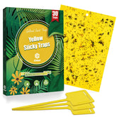 Gideal dual-sided yellow sticky trap for indoor and outdoor pest control.