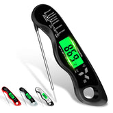 Giftsfaloy meat thermometer with backlit display for easy night grilling