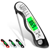 Giftsfaloy digital meat thermometer with probe close-up for precise readings.