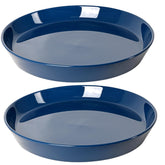 GIKUPOM plant saucer 8 inch top view protects floors from excess water