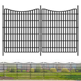 GILPWA 12-panels garden fence showing modular system for defining yard borders