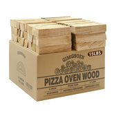 Gimgsoen pizza oven wood 6-inch oak logs for quick ignition and clean burn.