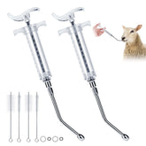 GINDOOR goats syringe 20ml with two-pack for precise dosing on farms