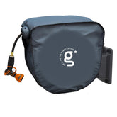 Giraffe Tools AW50 cover front view protects hose reel from sun and rain
