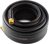Giraffe Tools garden hose 100ft showing flexibility for yard watering