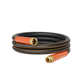 Giraffe Tools garden hose showing 34-inch heavy-duty design for reliable watering