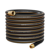 Giraffe Tools garden hose 75ft unfurls smoothly for wide-yard watering and extended reach