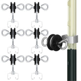 Gisafai electric fence gate handles set of six for secure post connections