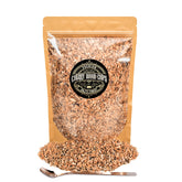G&J's Finest cherry wood chips bag adds fruity aroma to cocktails.