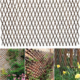 GLANT lattice fence trellis installed on a wall to support climbing plants