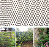 GLANT Willow Fence Expandable Trellis provides flexible plant support for climbing plants.