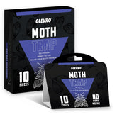 GLEVRO pantry moth trap close-up showing sticky glue for kitchen pest control.