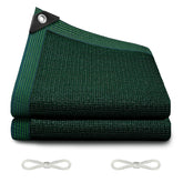 Glieskir shade cloth blocks sun for cooler seating and plant protection.