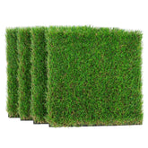 GLOBGREEN thick artificial grass mats, ideal table centerpiece decor.