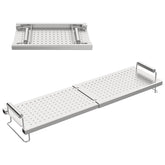 GLOWYE griddle warming rack extended length with durable handle for Blackstone griddles