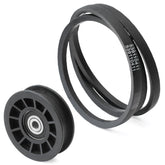 GLOXTED drive idler pulley for Husqvarna Z254F improves belt alignment.