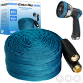 Gnimihz Garden Hose 50ft with TPE inner, flexible for easy watering.