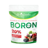 Go Garden Boron 20% bottle ready for precise dosage to support plant health.