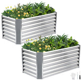 GoCampDirect 4x2x2ft raised bed assembly close-up showing tool-free setup for DIY gardens.