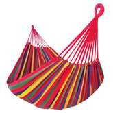 GOCAN Brazilian double hammock bed detail shows soft cotton comfort.