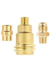 Gocayio QCC1 nut propane adapter ready for tool-free tank connections.