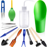Godehone succulent tools set with wooden handles for comfortable, precise planting.