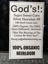 God's! Silver Hawaiian9 seed pack for organic home gardening and heirloom flavor