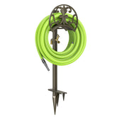 GOFORWILD garden hose stand with brass faucet showing direct water access for outdoor chores