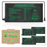 GOLOPET seedling heat mat 4-pack delivers even warmth across trays.