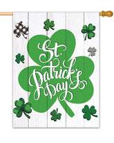 GOMANCHE St Patrick's flag double-sided displays vivid designs from both sides outdoors